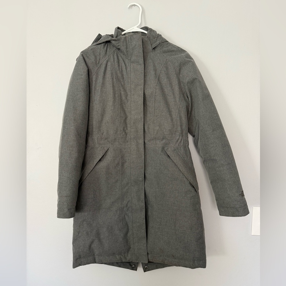 The North Face Women's Arctic Parka Long Coat Gray